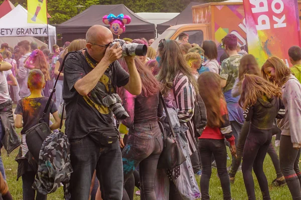 Zabrze, Polonya 19 Mayıs 2019 Zabrze renk festivali — Stok fotoğraf