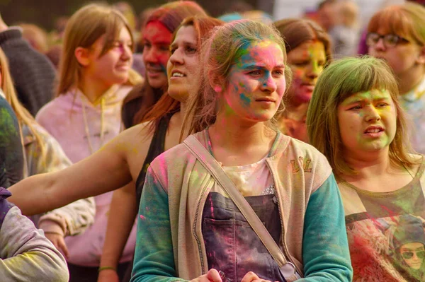 Zabrze, Polonya 19 Mayıs 2019 Zabrze renk festivali — Stok fotoğraf