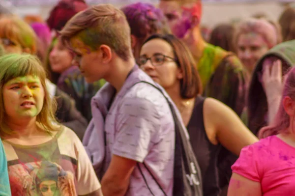 Zabrze, Polen 19 maj 2019 Zabrze färgfestival — Stockfoto