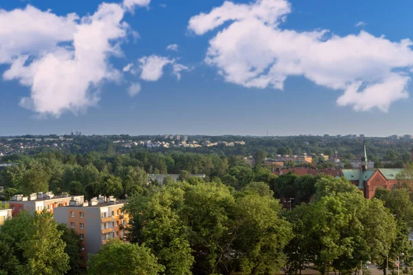 Krajobraz Miasto Bytomia Bytom Szombierki Fajnie — Zdjęcie stockowe