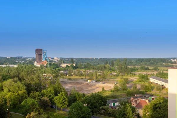 Krajobraz Miasto Bytomia Bytom Szombierki Fajnie — Zdjęcie stockowe