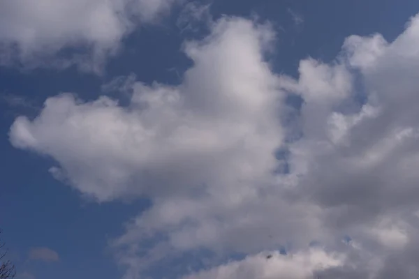 Hintergrund Von Blauem Himmel Und Weißen Wolken Himmel — Stockfoto