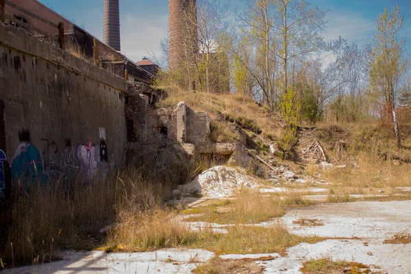 Szombierki Heat Power Plant Німецька Kraftwerk Oberschlesien Kraftwerk Bobrek — стокове фото