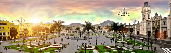 リマ広場 Plaza Armas Lima — ストック写真