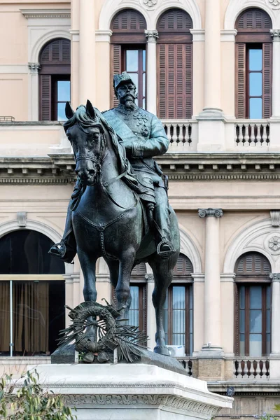 Statue des Siegers Emmanuel II. — Stockfoto