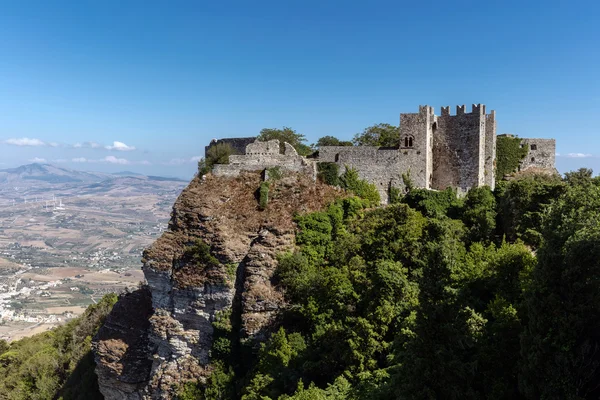 Middeleeuws kasteel van Venus in Erice, Sicilië — Stockfoto