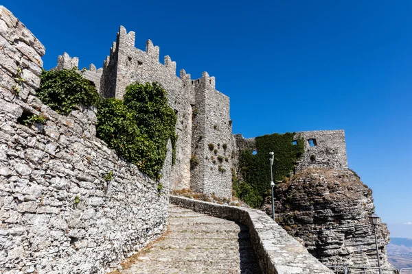 Medieval Venus Castle in Erice, Sicily — Stockfoto