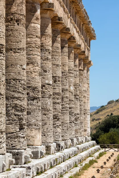 Dórského chrámu segesta — Stock fotografie