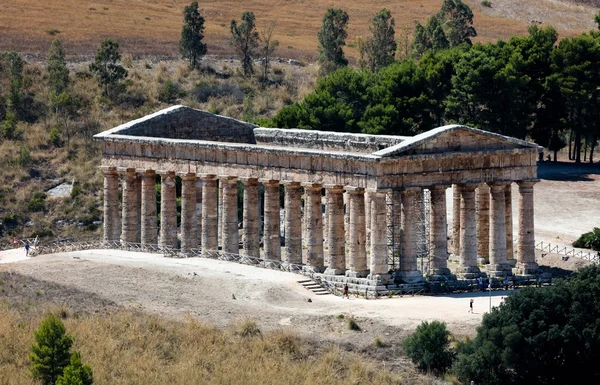 O templo dórico de Segesta — Fotografia de Stock