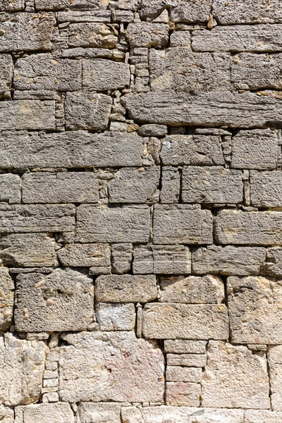 Parede de pedra calcária antiga — Fotografia de Stock