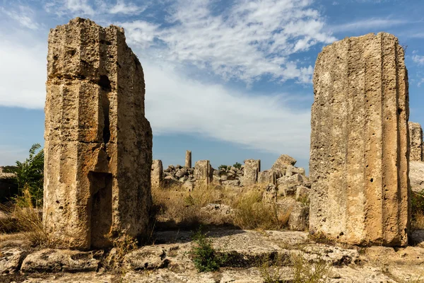 Tapınak F Selinunte içinde kalıntıları — Stok fotoğraf