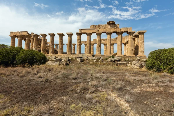 Templo E en Selinunte — Foto de Stock