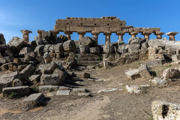 C świątyni w Selinunte — Zdjęcie stockowe