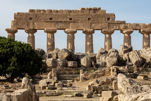 Храм C в Селинунте — стоковое фото