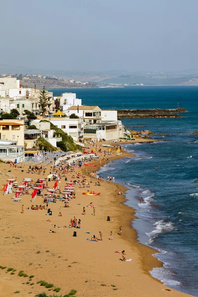 Plaża Marinella di Selinunte w Castelvetrano — Zdjęcie stockowe