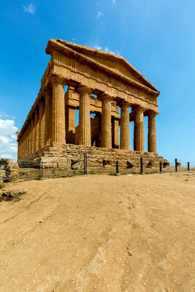 Храм Конкордія в Агрігенто, Сицилія — стокове фото