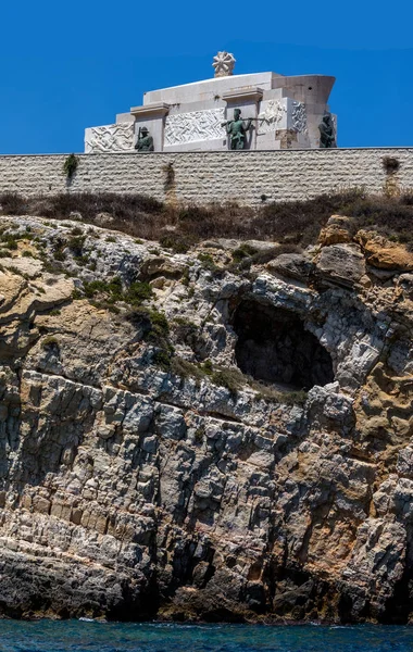 Elesett az afrikai háborús emlékmű Siracusa, Szicília — Stock Fotó