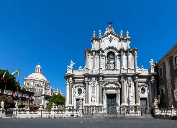 Catedral de Catania em Catania, Sicília, Itália — Fotografia de Stock