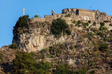Taormina, Sicilya, Ital kilisede Madonna della Rocca