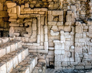 Ek Balam Antik Maya duvar süslemeleri