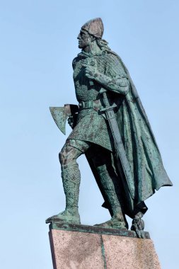 heykeli leif eriksson, reykjavik, İzlanda