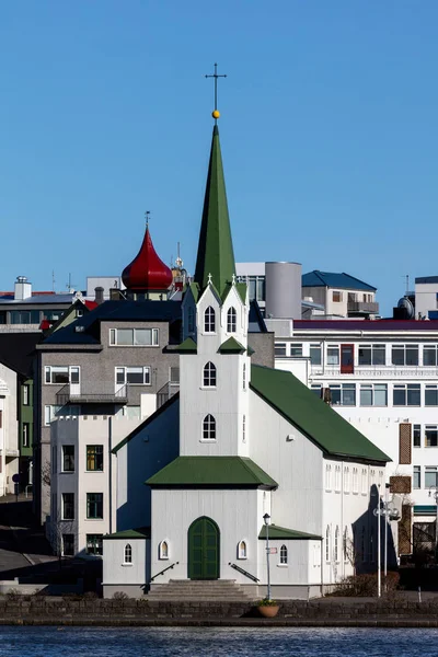 Eglise de Frikirkjan à Reykjavik, Islande — Photo