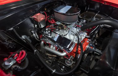 1955 Chevrolet Fuarı'nda antika otomobil Derneği, Brooklyn yıllık ekranda