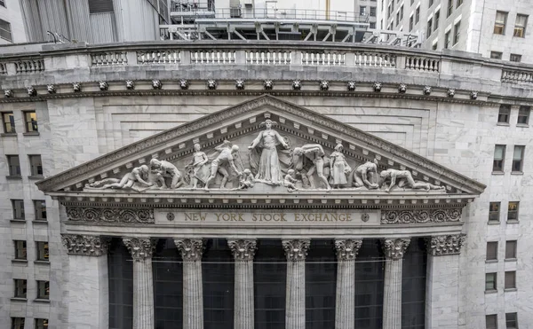 Gebäude der New Yorker Börse — Stockfoto