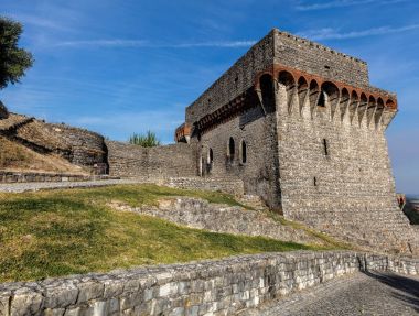 OUREM Castle Santarem, Portekiz. 