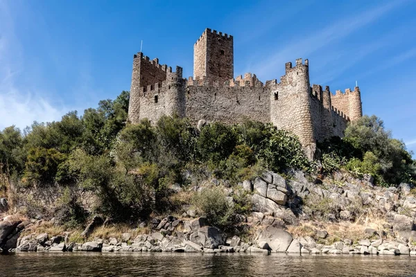 Slottet av Almourol i Portugal — Stockfoto