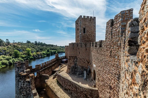 Slottet av Almourol i Portugal — Stockfoto