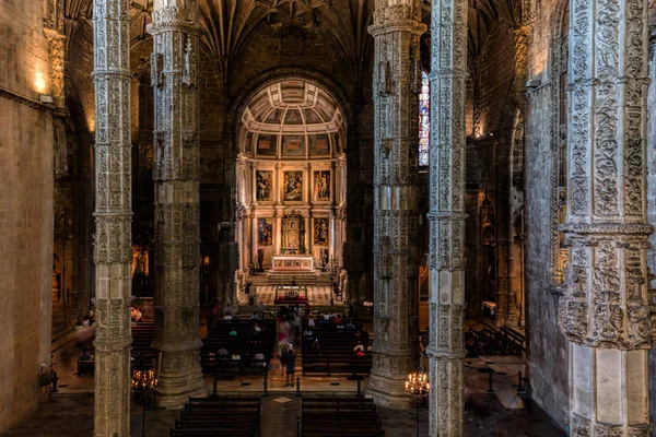 Jeronimos kloster in Lissabon, portugal — Stockfoto