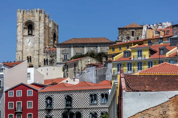 A lisszaboni katedrális, Lisszabon, Portugália — Stock Fotó