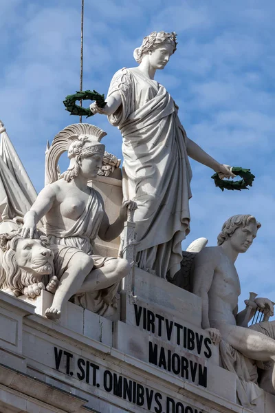 Rua Augusta Arch v Lisabonu, Portugalsko — Stock fotografie