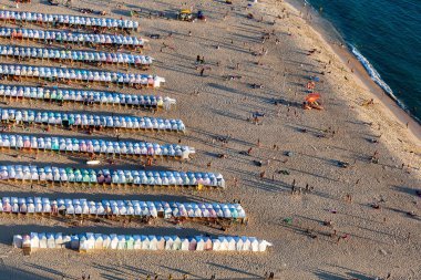 Praia da Nazare plajı Nazare, Portekiz