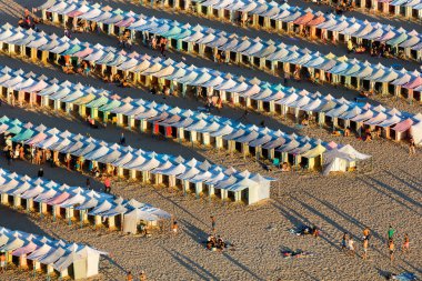 Praia da Nazare plajı Nazare, Portekiz