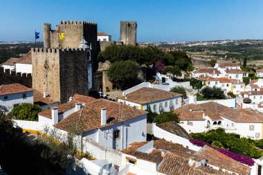 Obidos kale İlçesi Leiria, Portuga içinde