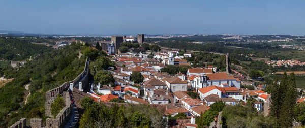 Obidos Portugal August 2017 Gut Erhaltene Mittelalterliche Burg Von Obidos — Stockfoto