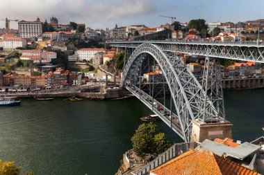 Porto, Portuga köprü ikonik Dom Luis