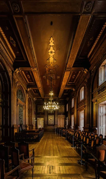 A neoklasszikus Bolsa palota belső tereinek — Stock Fotó