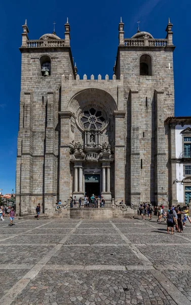 Catedral do Porto no Porto, Portugal — Fotografia de Stock