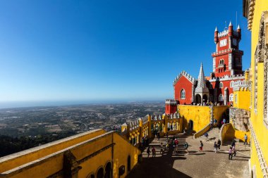 Sintra, Portekiz belediyesinde Pena Sarayı