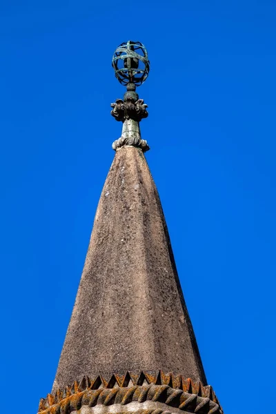 Torre do relógio da Igreja de São João Batista — Fotografia de Stock