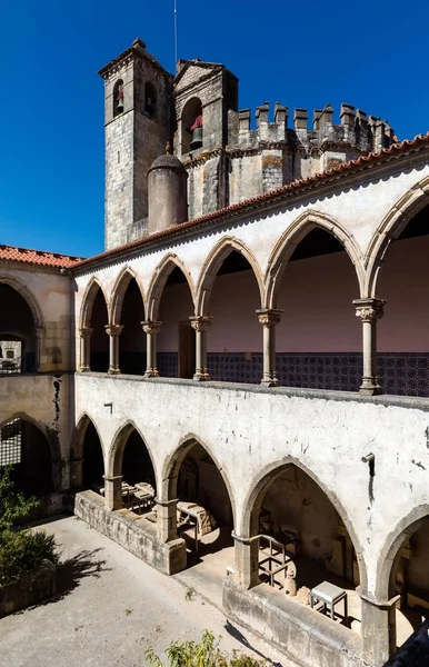 Cloisters of the Tomar's Knights Templar convent — Stock Photo, Image