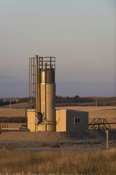 Oil Well in North Dakota — Stock Photo, Image