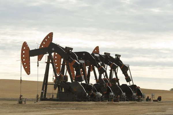 Ropné vrty v Severní Dakotě — Stock fotografie
