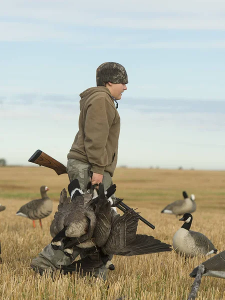 A Goose Hunter — Stock Photo, Image