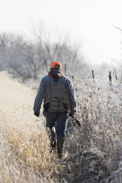 Güney Dakota Bir Genç Sülün Avcı — Stok fotoğraf