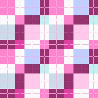 Kusursuz plan, pembe, vektör kareler. 