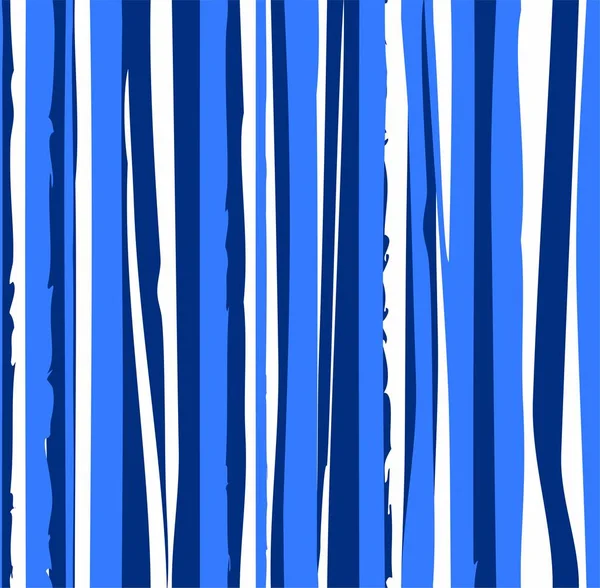 Rayas azules desiguales, fondo sin costuras, vector . — Vector de stock